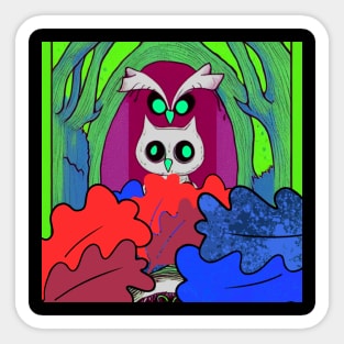 Owl Tree Spirits Sticker